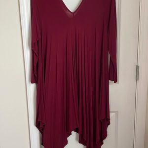 Burgundy Dress
